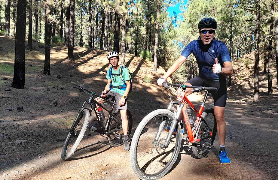 Met de mountainbike fietsen op Tenerife