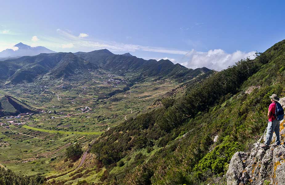 Wandelen bij het park Teno op Tenerife