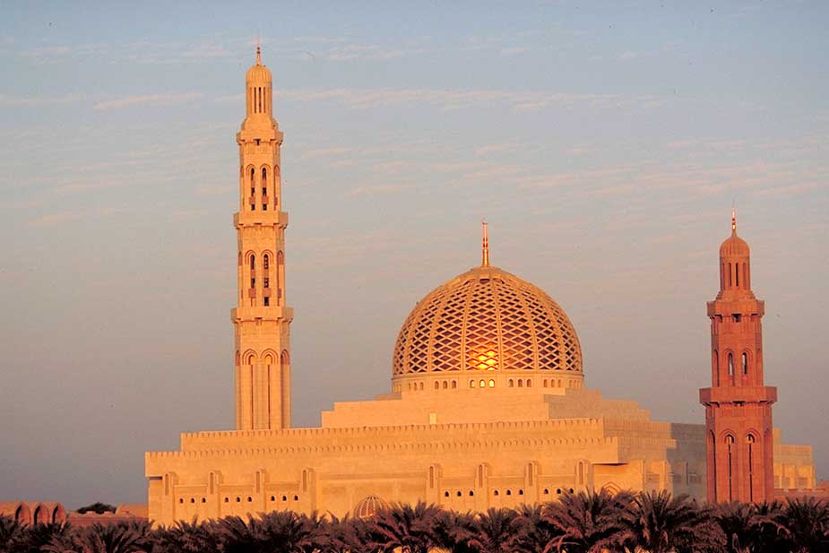 De Sultan Qaboos grote Moskee