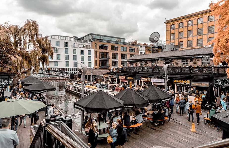 De gezellige Camden market bezoeken tijdens je stedentrip Londen