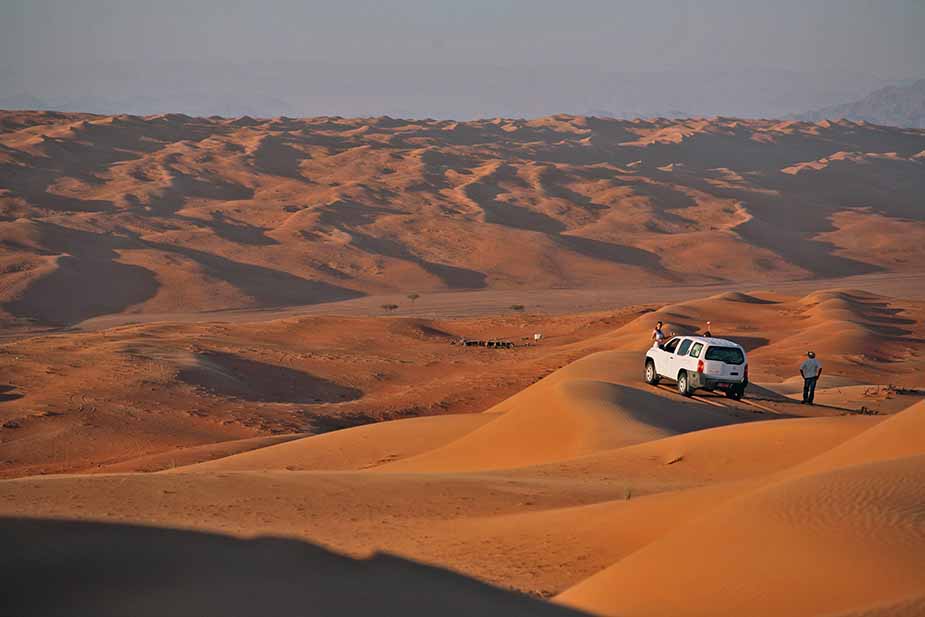 In de woestijn van Oman
