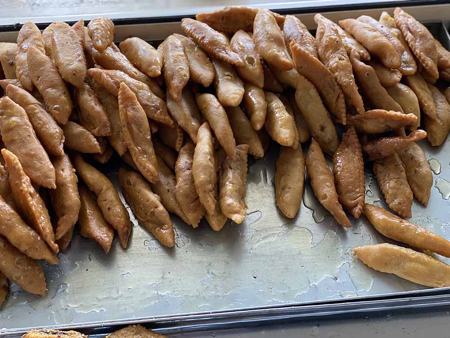 Eten tijdens een reis naar Tunesië