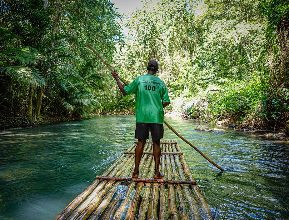 Raften op Jamaica