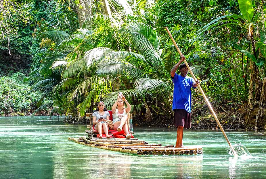 Raften op Jamaica