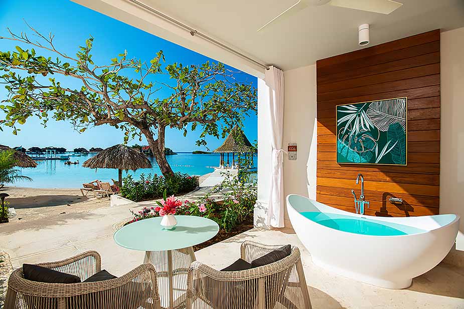 Sandals hotel op Jamaica