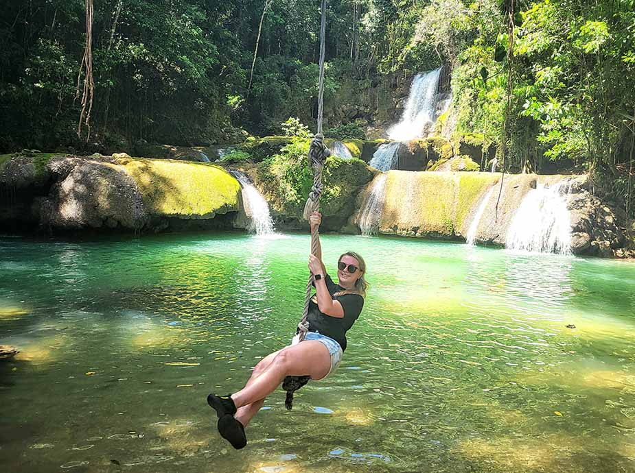 Jamaica op avontuur in de Ochos rivier