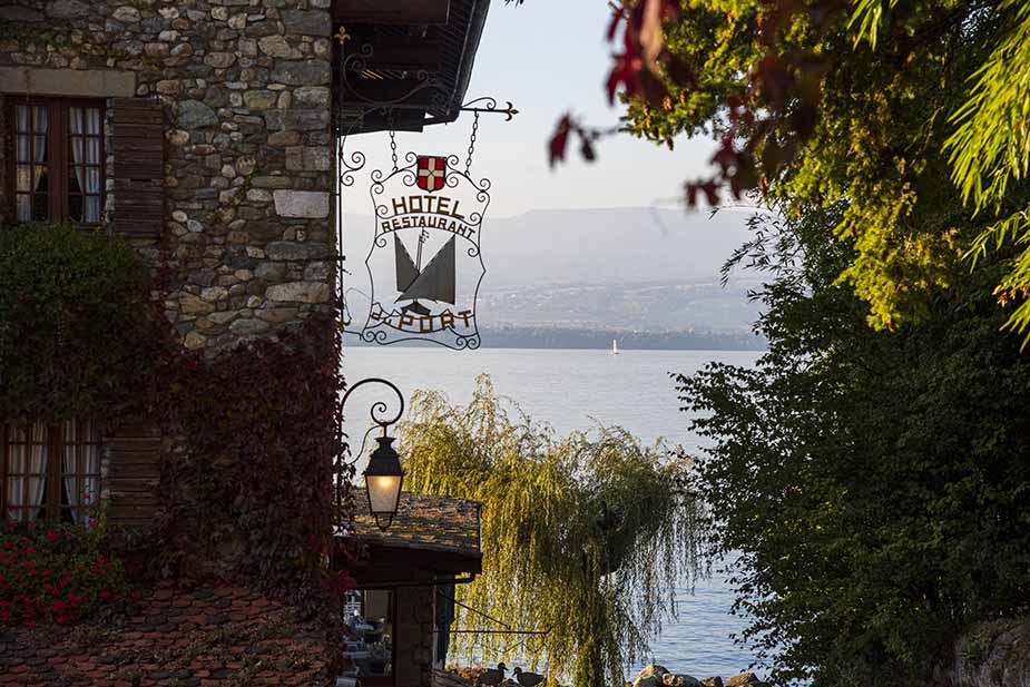 Aan het meer van Genève