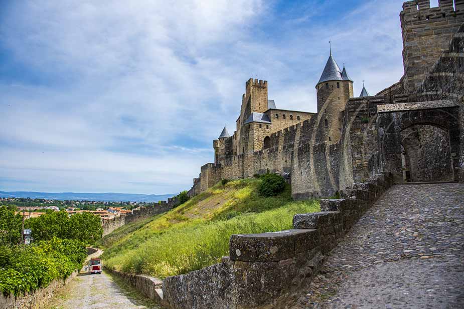 Carcassonne, kasteel in Frankrijk