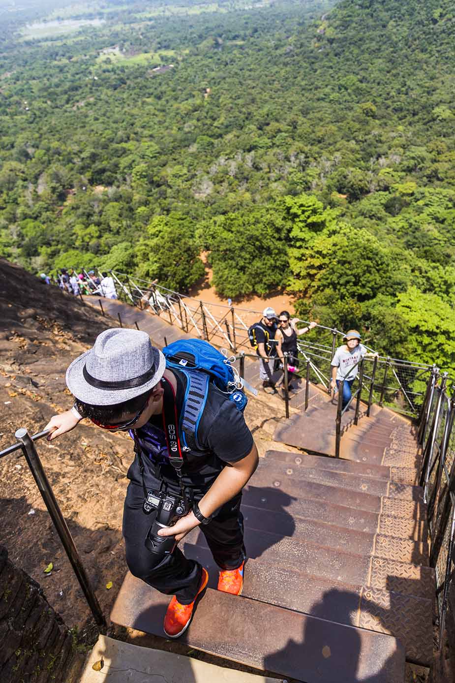 Sigiriya beklimmen