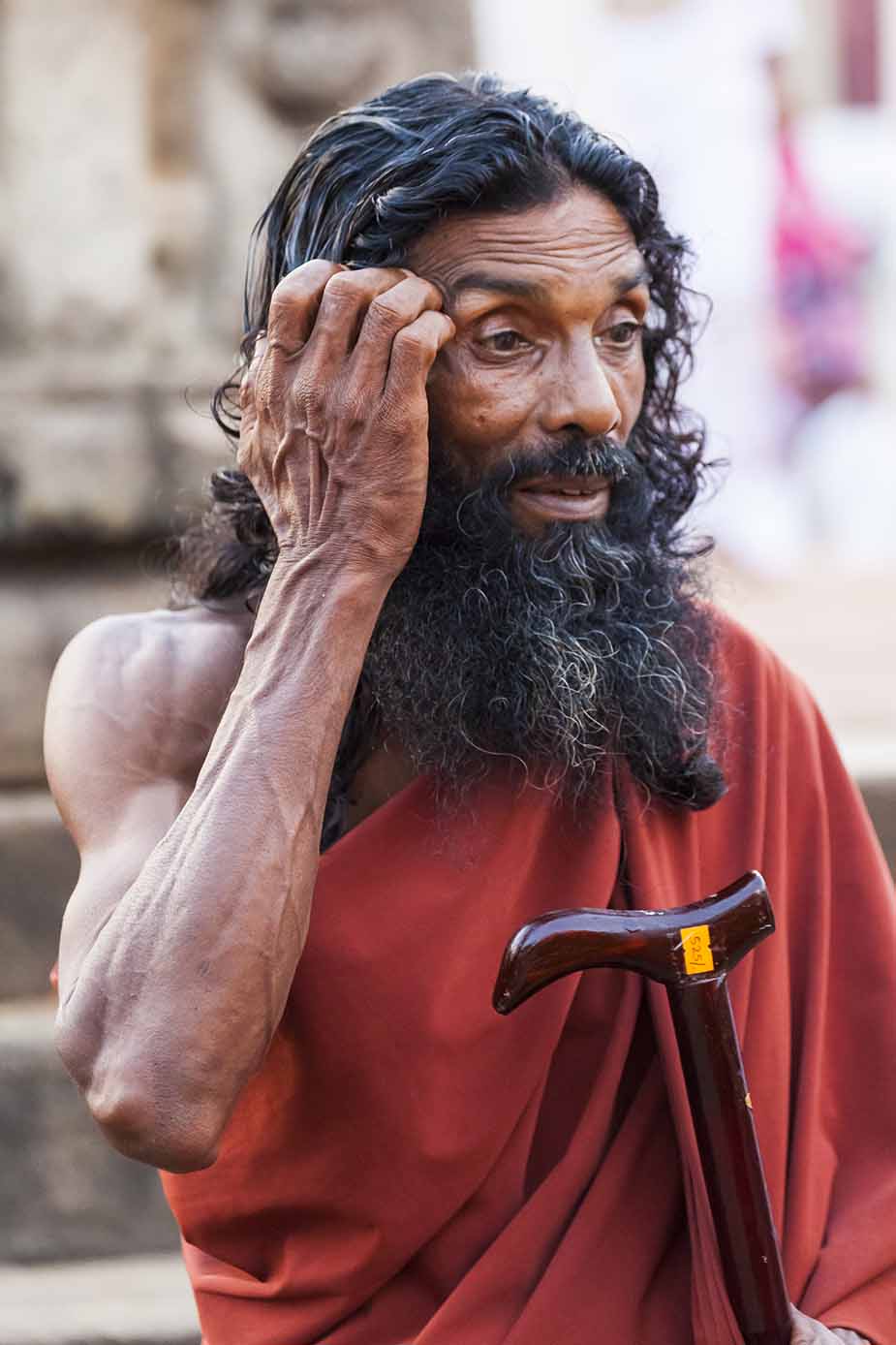 Anaradhapura op Sri Lanka