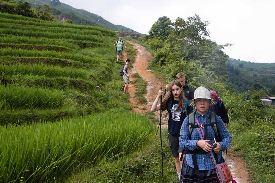 Bergen van Sapa in Vietnam bezoeken tijdens het reizen door het noorden