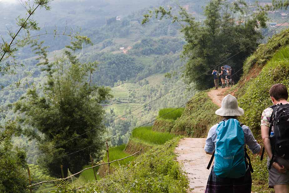 De bergen bij Sapa, een trekking door het noorden van Vietnam