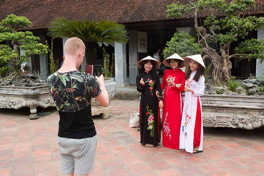 Contact maken met de vriendelijke Vietnamezen