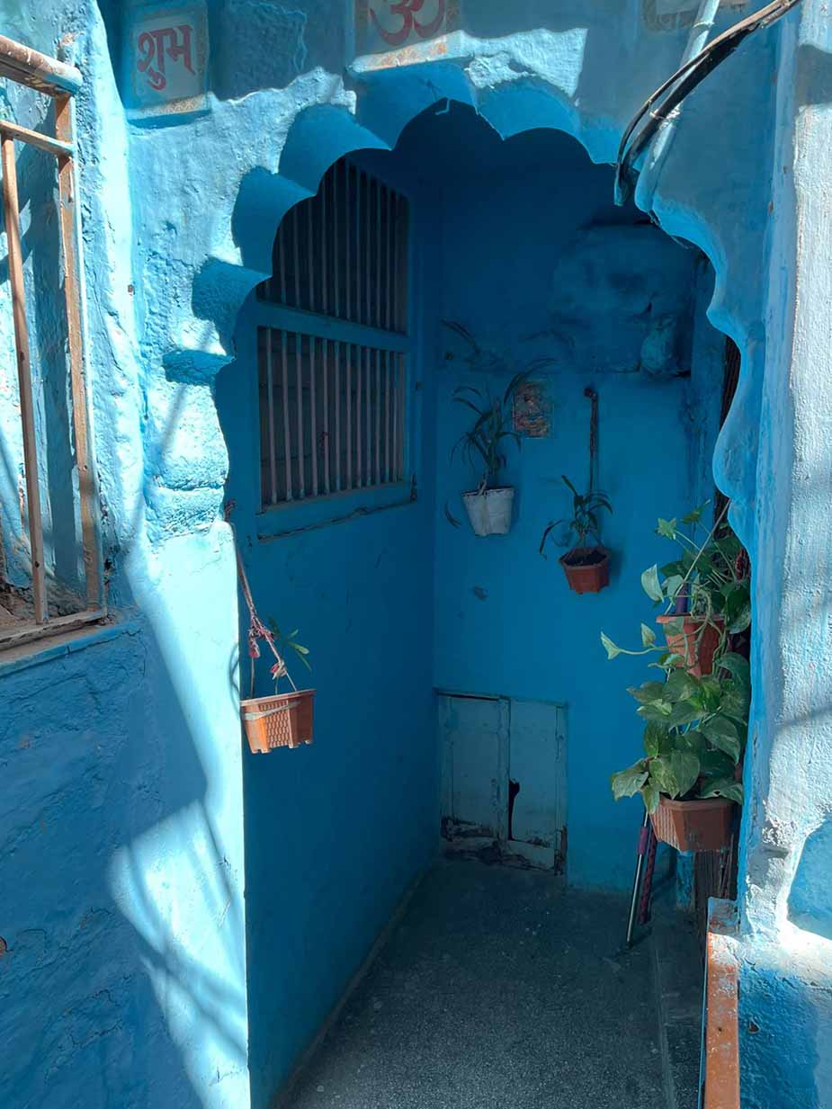 Jodhhpur in India, de blauwe stad