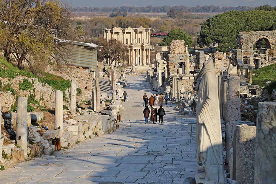 Historische stad Efeze in Turkije