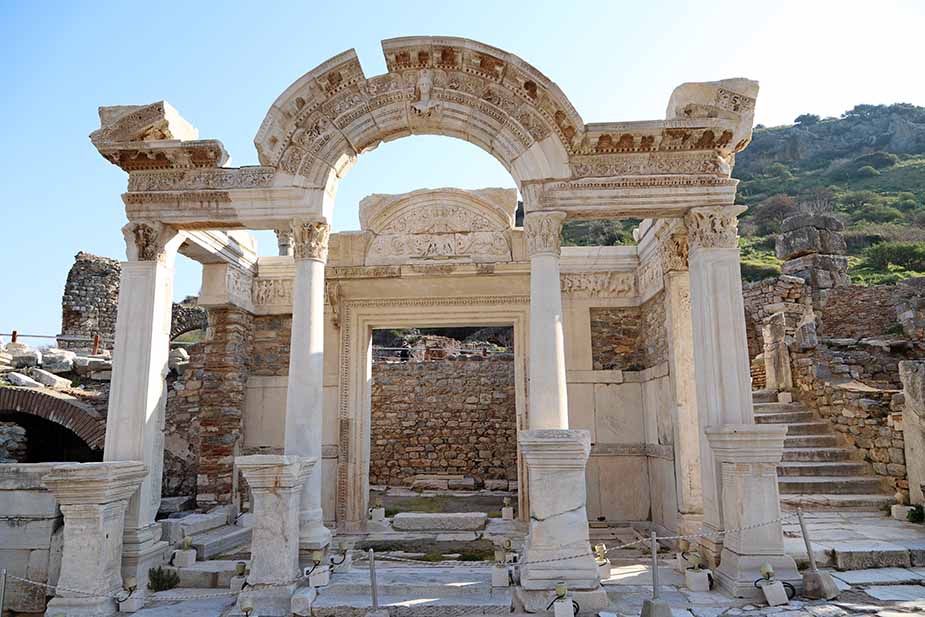Tempel in Efeze in Turkije