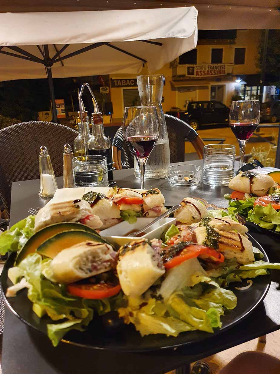 Uit eten in Cargèse op Corsica