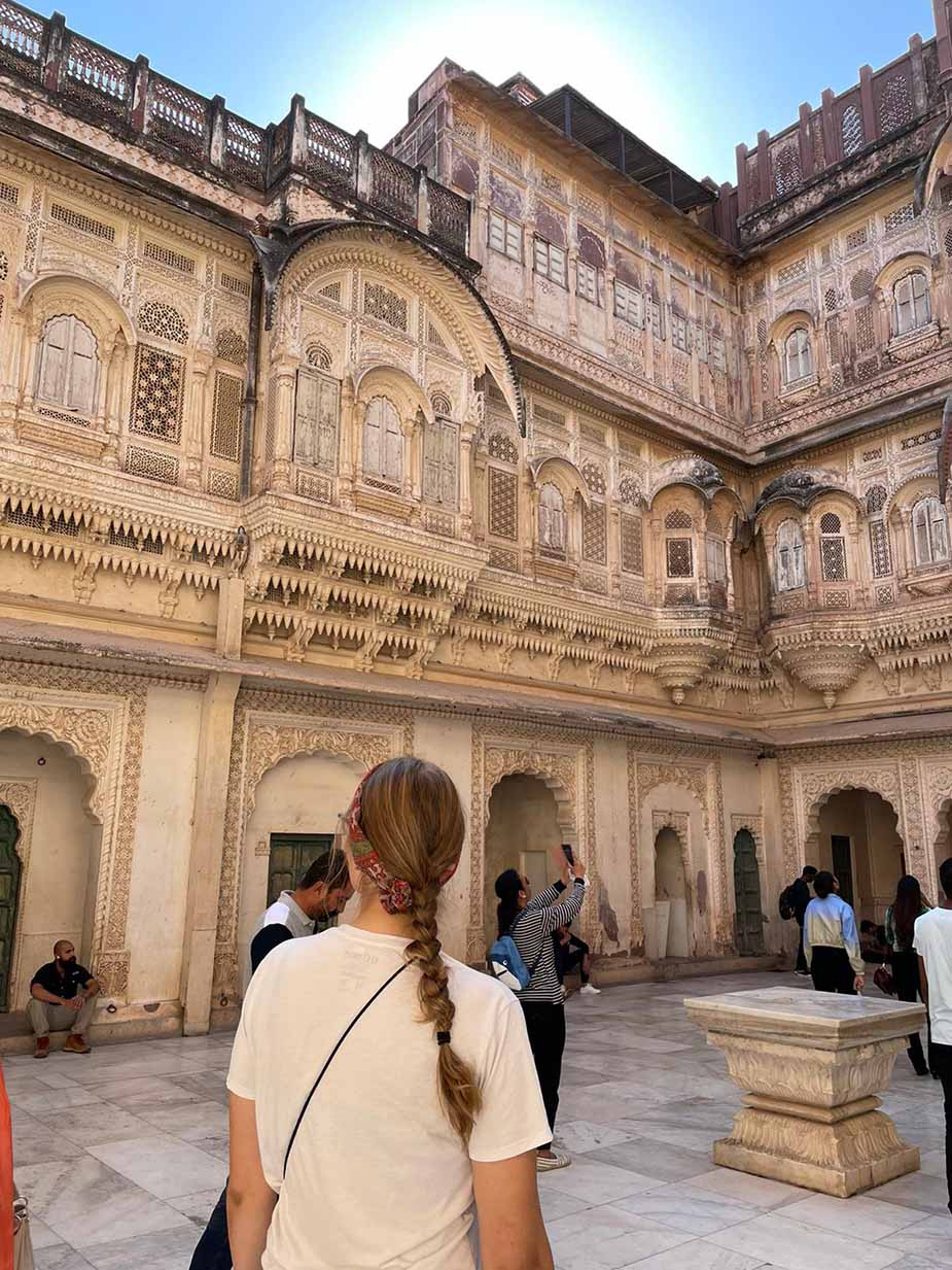 Het fort in Jodhpur, een van de Rajasthan bezienswaardigheden