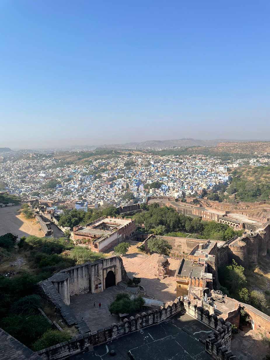 Jodhpur, de blauwe stad, is een van de Rajasthan bezienswaardigheden