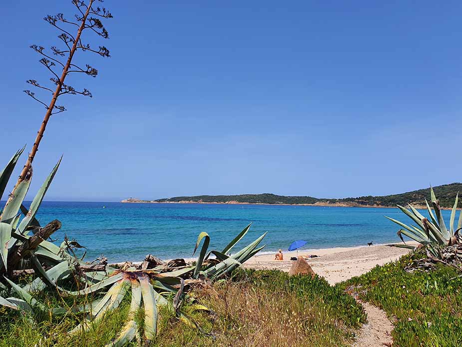 Plage de Pero op Corsica