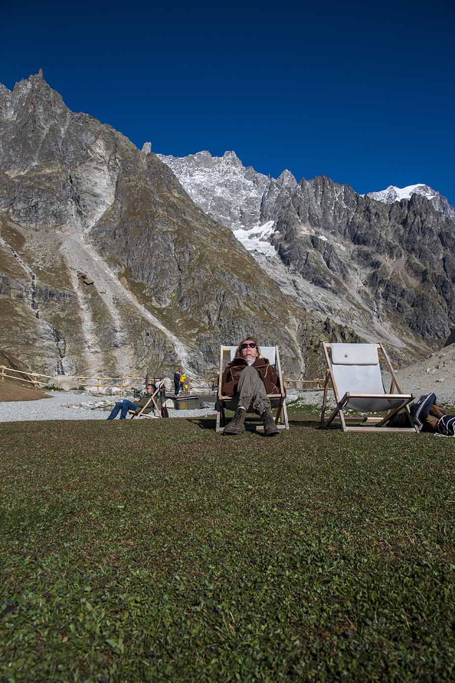 Met de skylift naar Mont Blanc