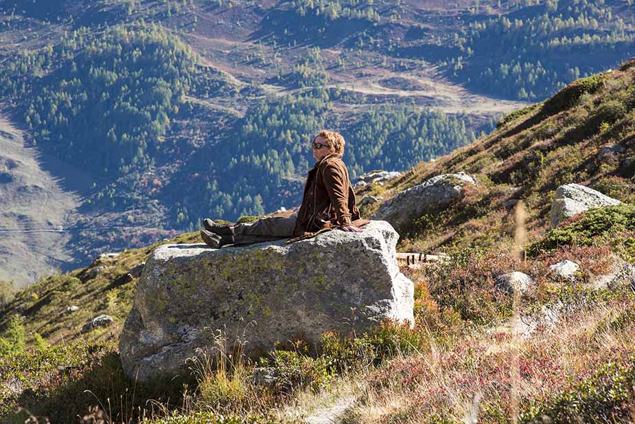 Relaxen tijdens een wandeling door National Parc Gran Paradizo