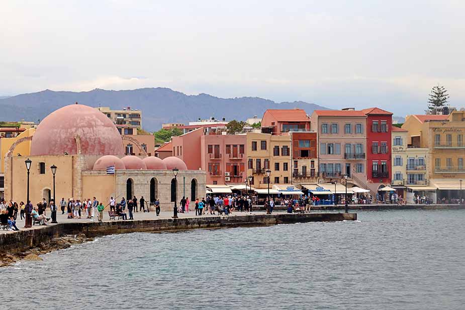 De haven van Chania