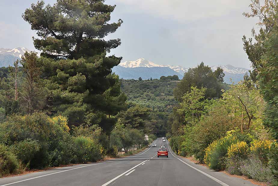 Mooie wegen op Kreta
