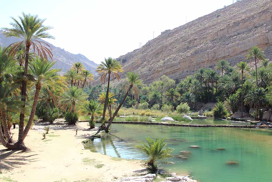 Wadi Bani Khalid in Oman