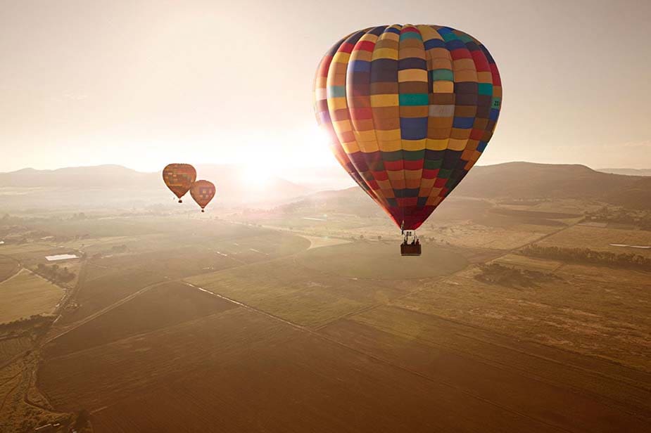 Bijzondere activiteiten in Zuid-Afrika: ga op luchtballon safari