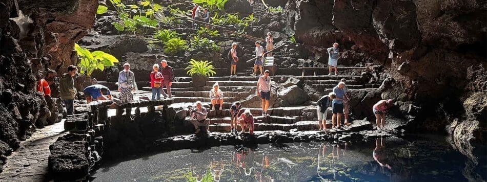 Een van de bezienswaardigheden op Lanzarote: Jameos del Agua