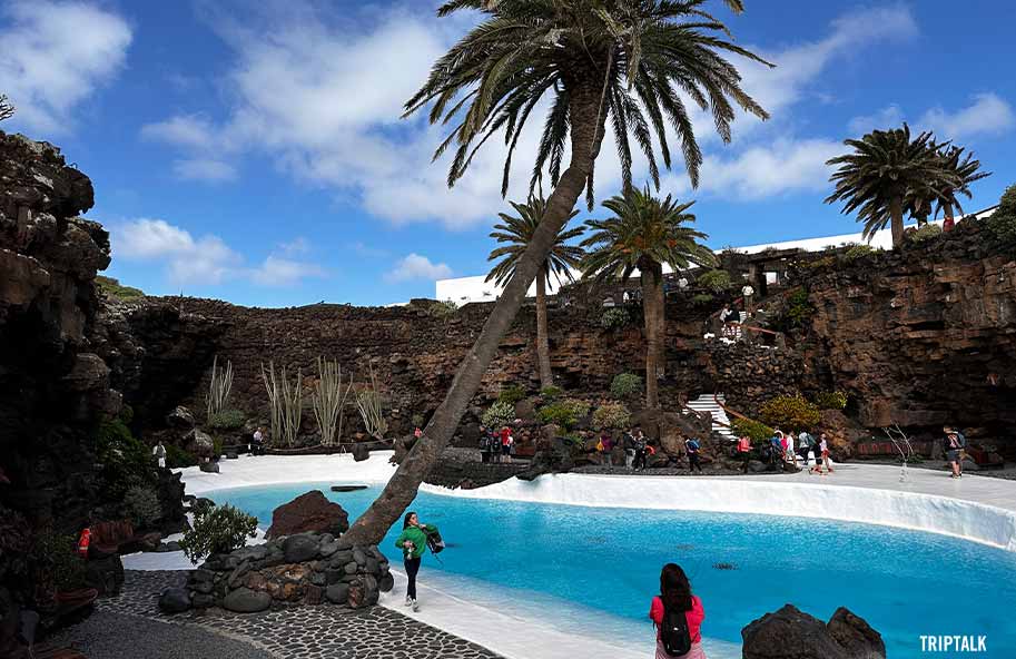 De laguna in Jameos del Agua