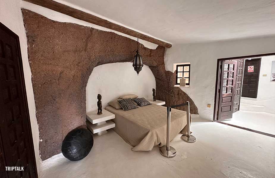 De slaapkamer in Casa Omar Sharif