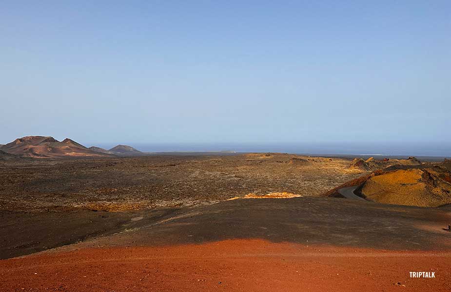 Landschap in Timanfaya