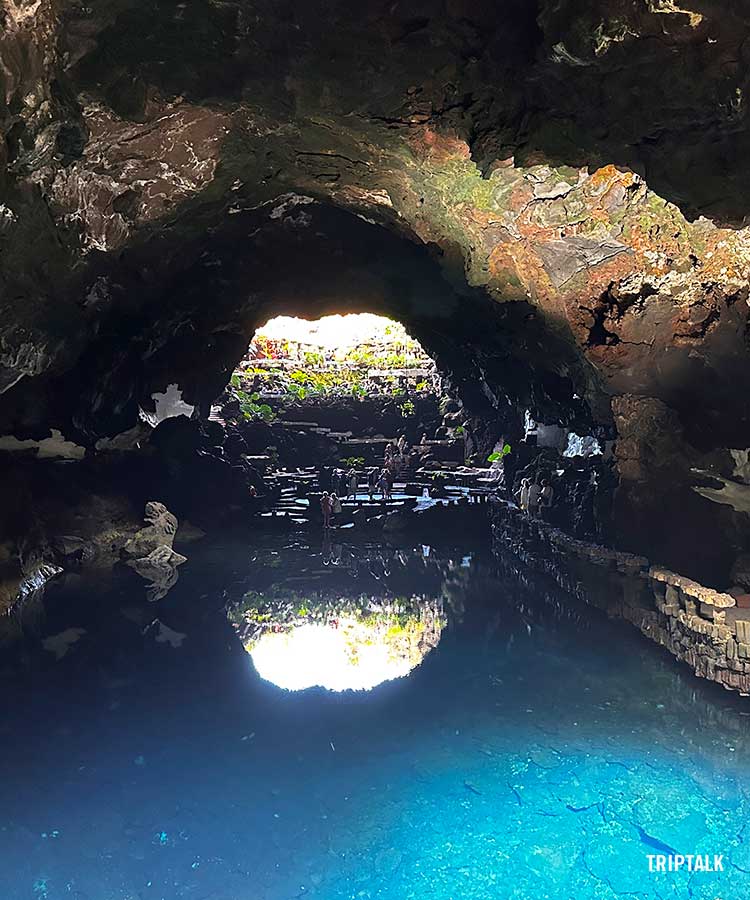 Het ondergronds meertje in Jameos del Agua