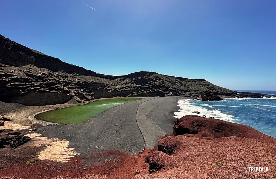 Het zwarte strand Playa El Golfo