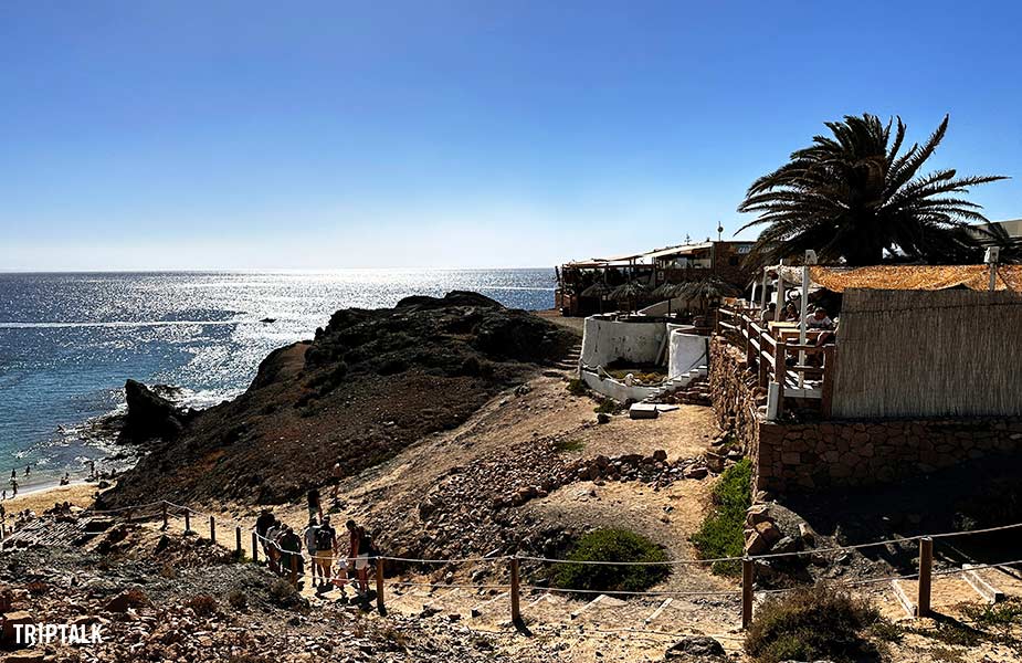 Restaurantjes bij Playa de Papagayo