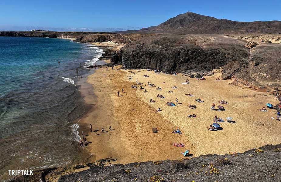 Het strand van Playa de la Cera