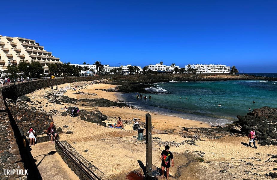 Het Playa del Jabillo strand bij Costa Tequise