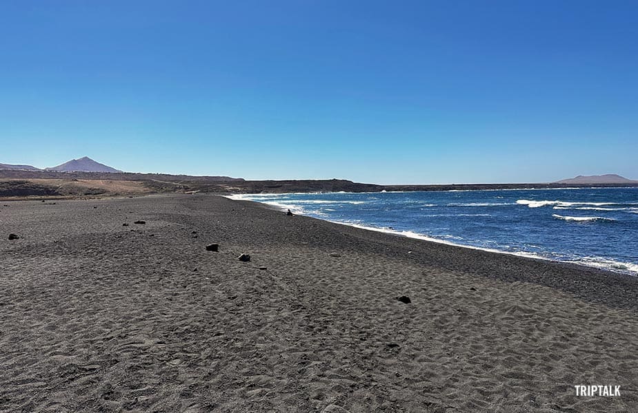 Het lavastrand Playa del Janubio