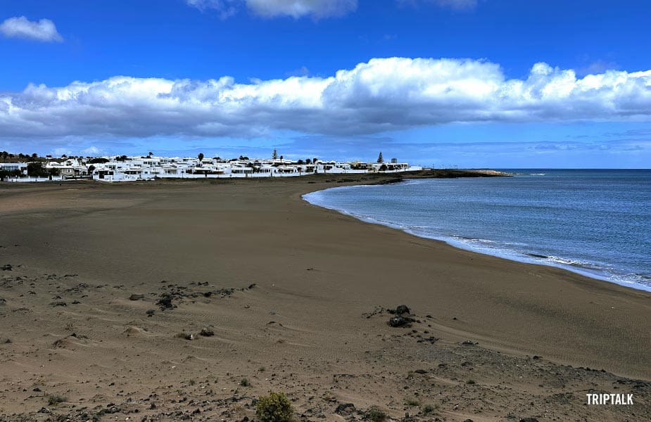 Het Playa de la Concha strand op Lanzarote