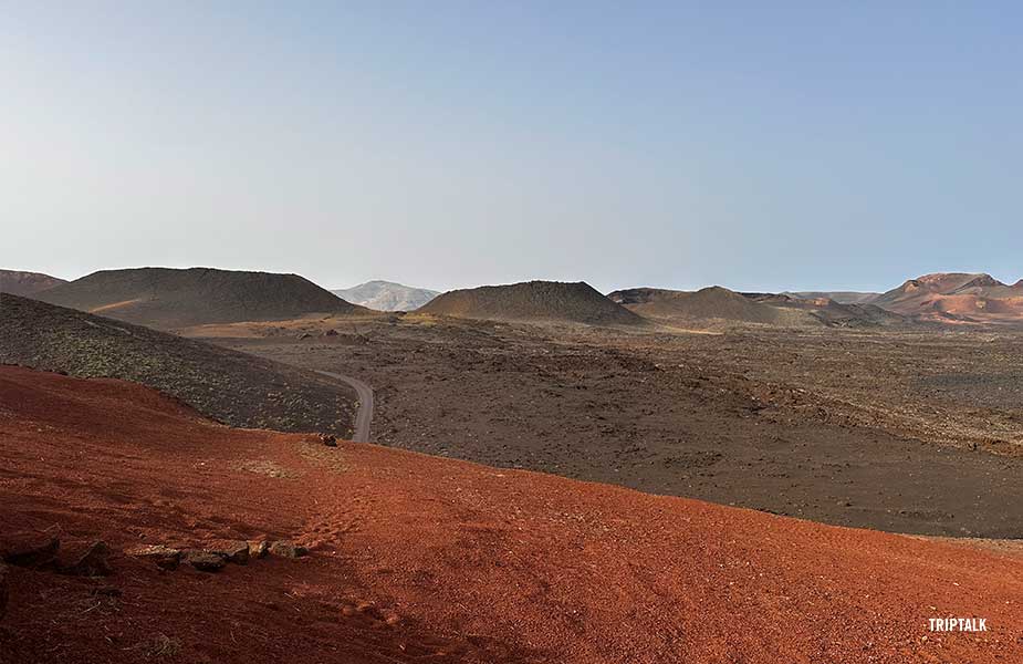 Vulkanen in Timanfaya National Park