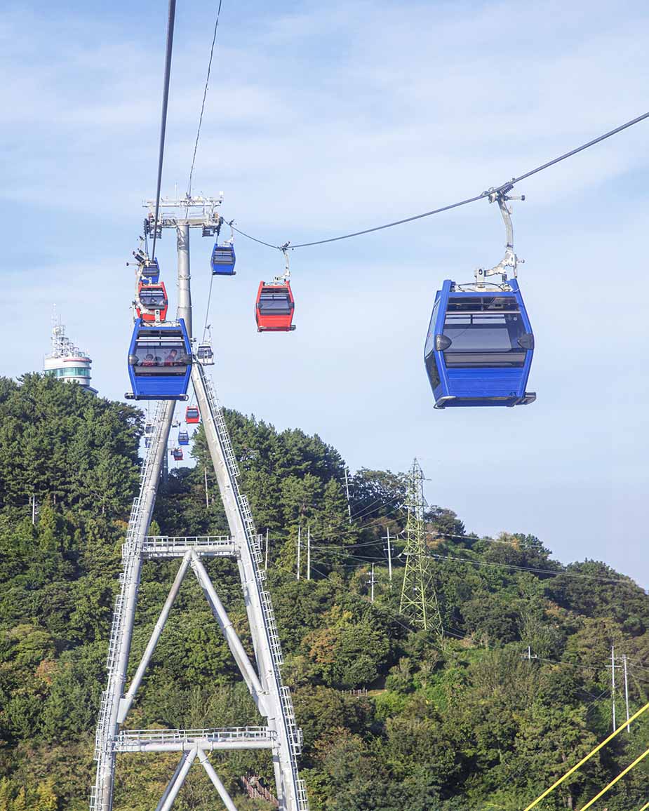 Kabelbaan in Yeosu