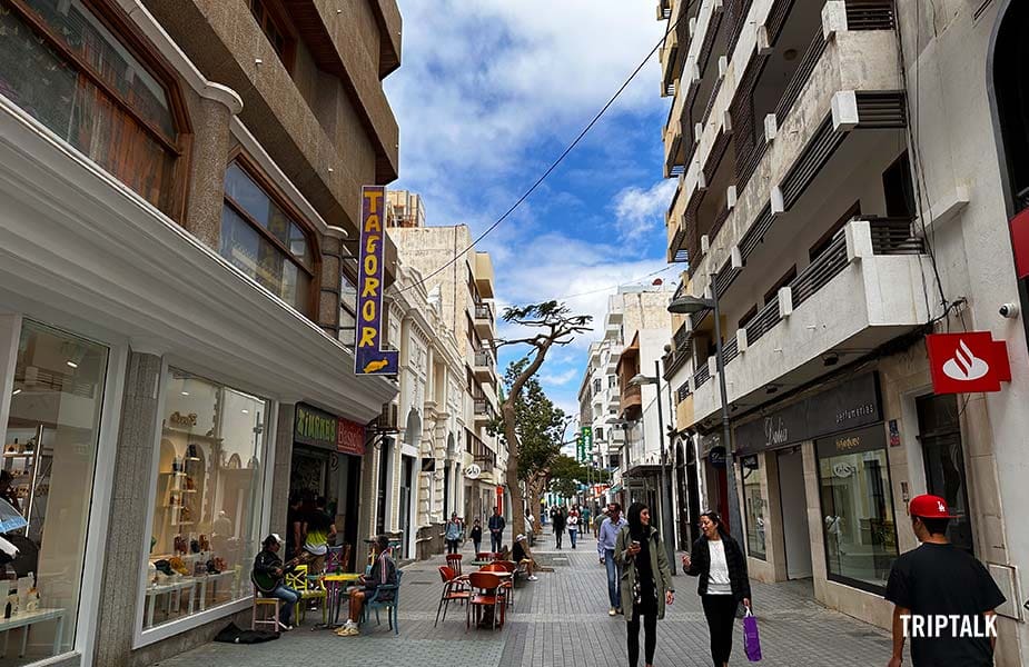 Winkelstraat in Arrecife