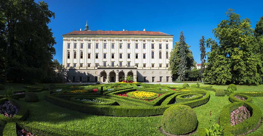 Kromeriz, een van de kastelen in Tsjechië