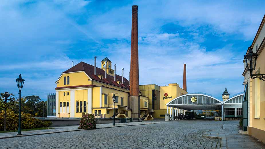 Pilsner Urquell brouwerij in Pilsnen