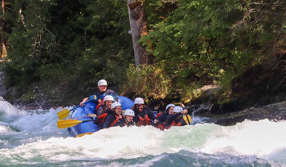 Chilliwack raft in British Columbia