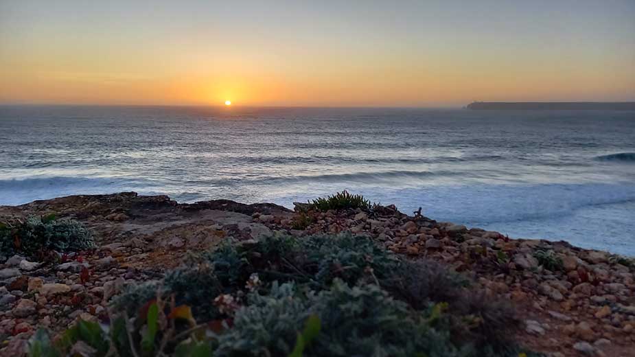 Zonsondergang in Sagres