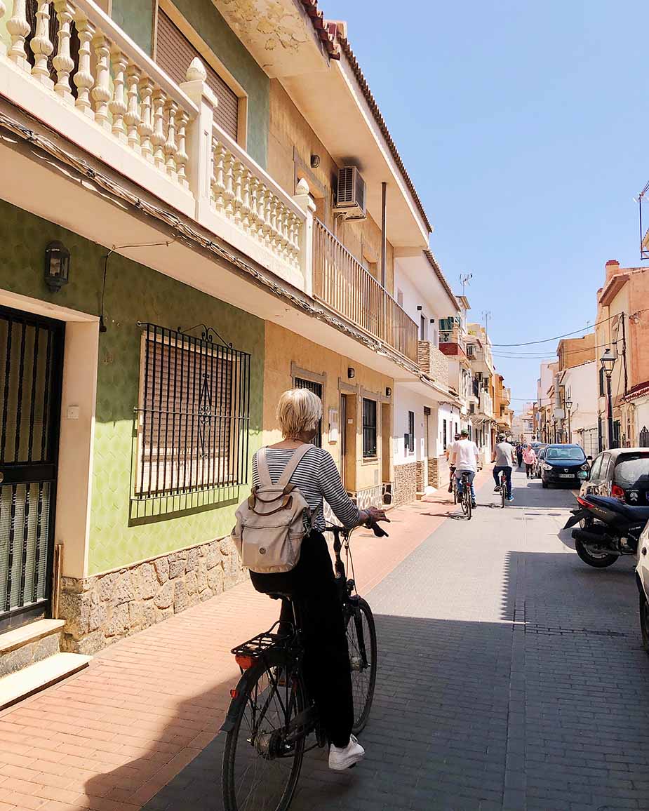 Fietsen door La Cala del Moral