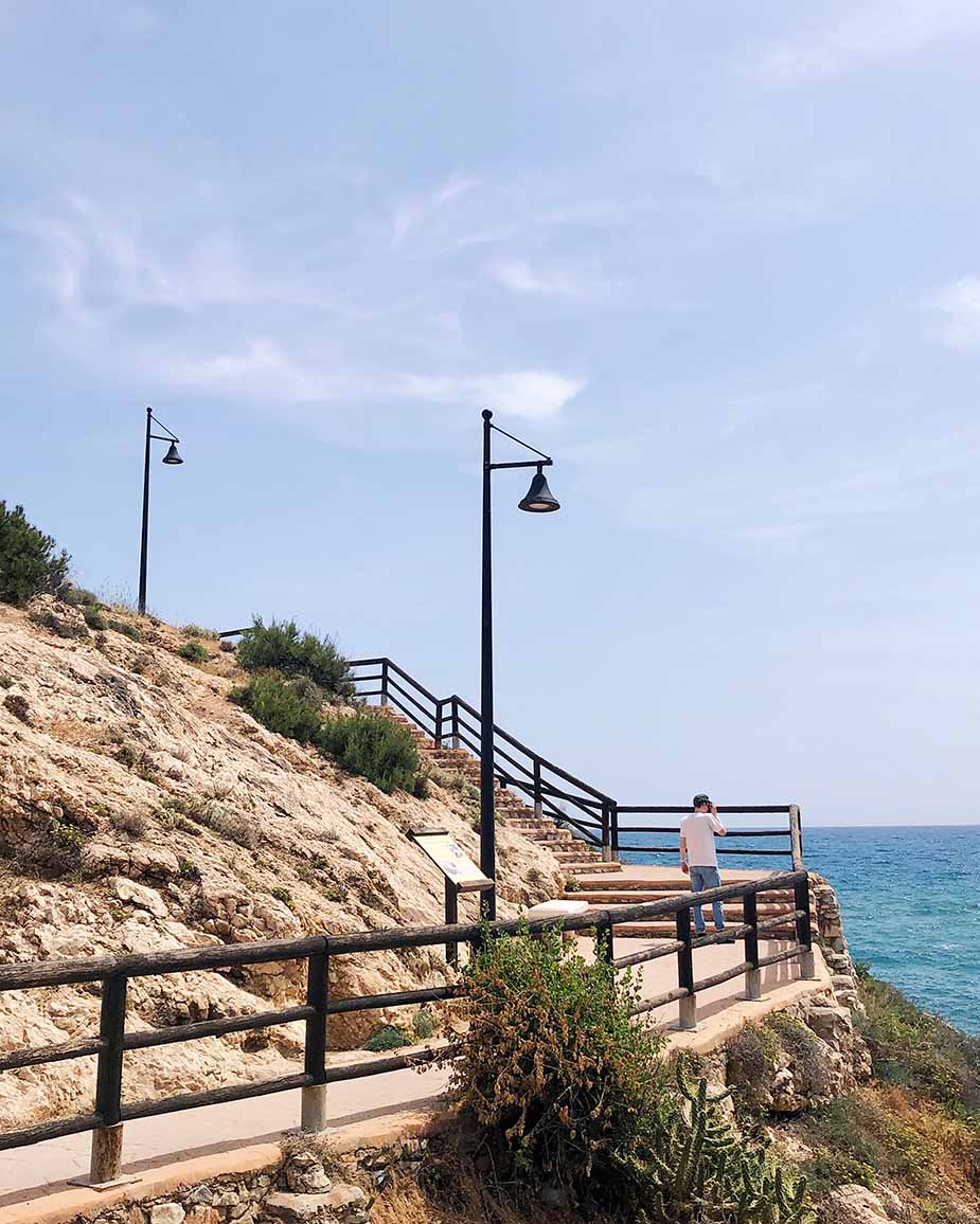 Wandelen langs de kust in Málaga